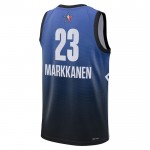 Maillot All-Star 2023 Team 1 Lauri Markkanen 23 Nike Bleu Swingman - Homme